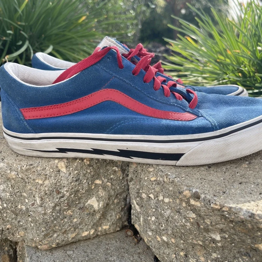 Vans Sneakers Men's 9.5 Suede Dazzling Blue Shoes